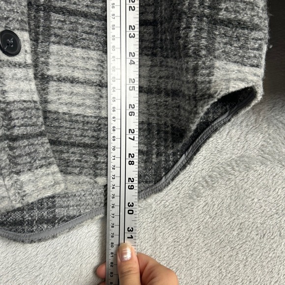 Joie Plaid Shirt Jacket Shacket S Relaxed Fit Coastal Old Money Quiet Luxury - Picture 7 of 8